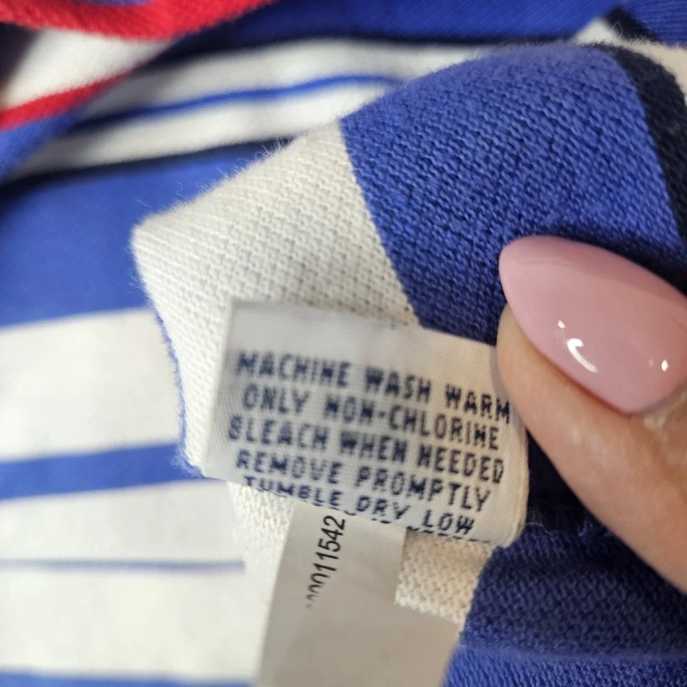 Polo Ralph Lauren Men's Striped Polo Shirt Size XL Red White Blue‎ Short Sleeve